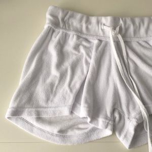white suzette shorts